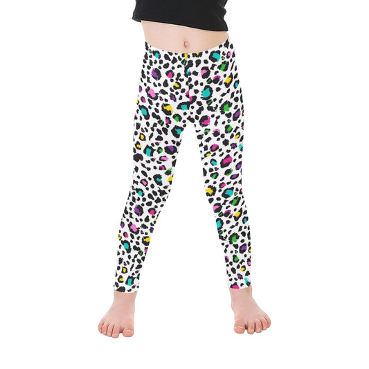 Animal Print In Colour - Kid's Ankle Length Leggings Kids Leggings Printed Offshore