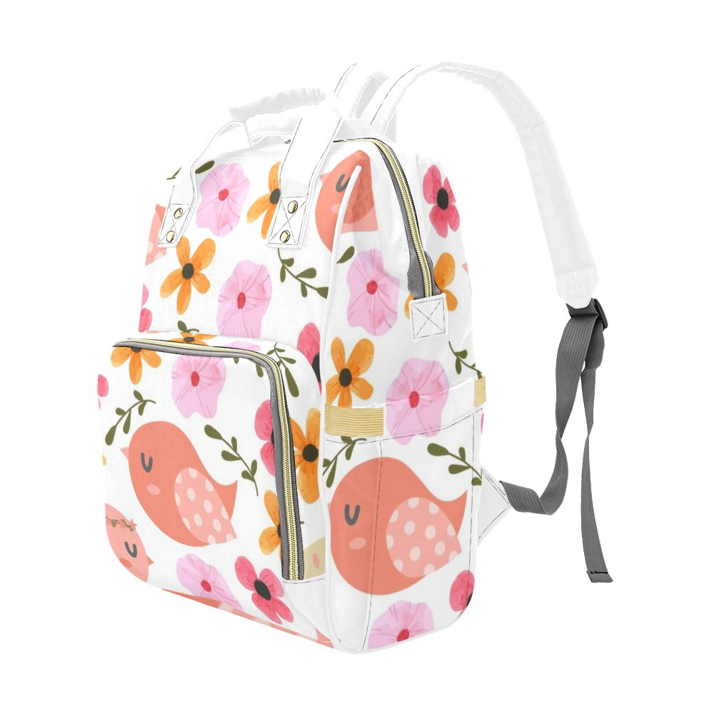 Lovely Birds - Multifunction Backpack Multifunction Backpack animal Printed Offshore