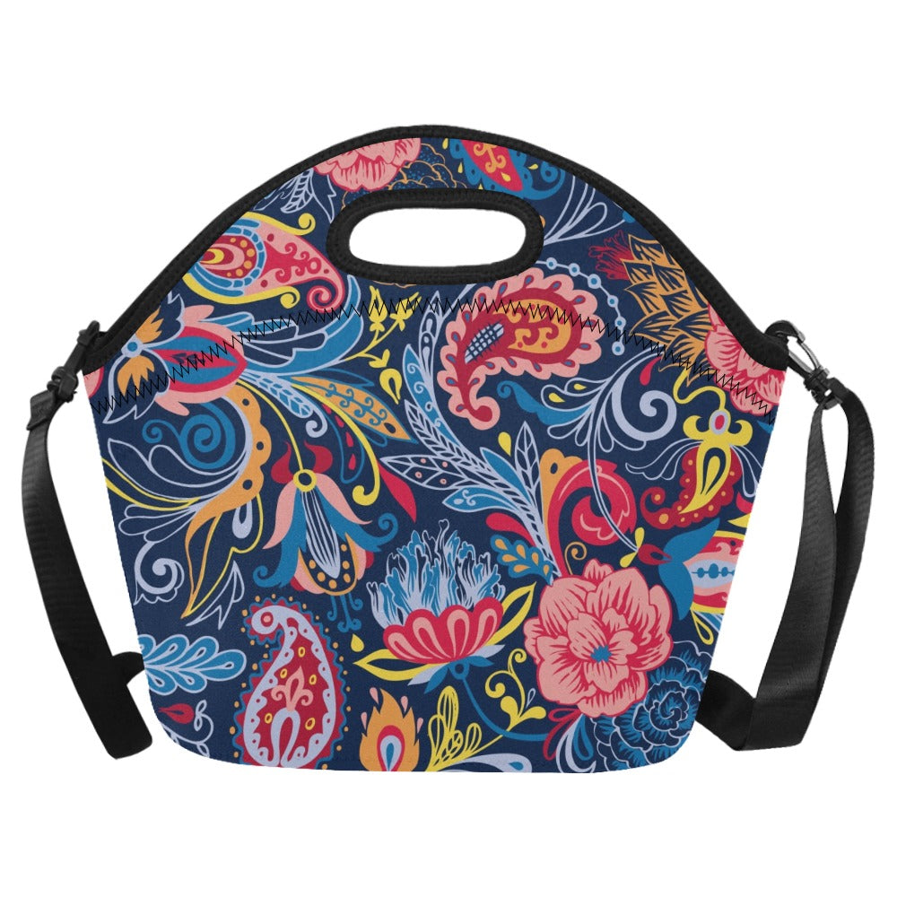 Paisley - Neoprene Lunch Bag/Large Neoprene Lunch Bag/Large Printed Offshore