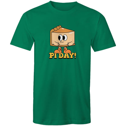 Pi Day - Mens T-Shirt Kelly Green Mens T-shirt Maths Science
