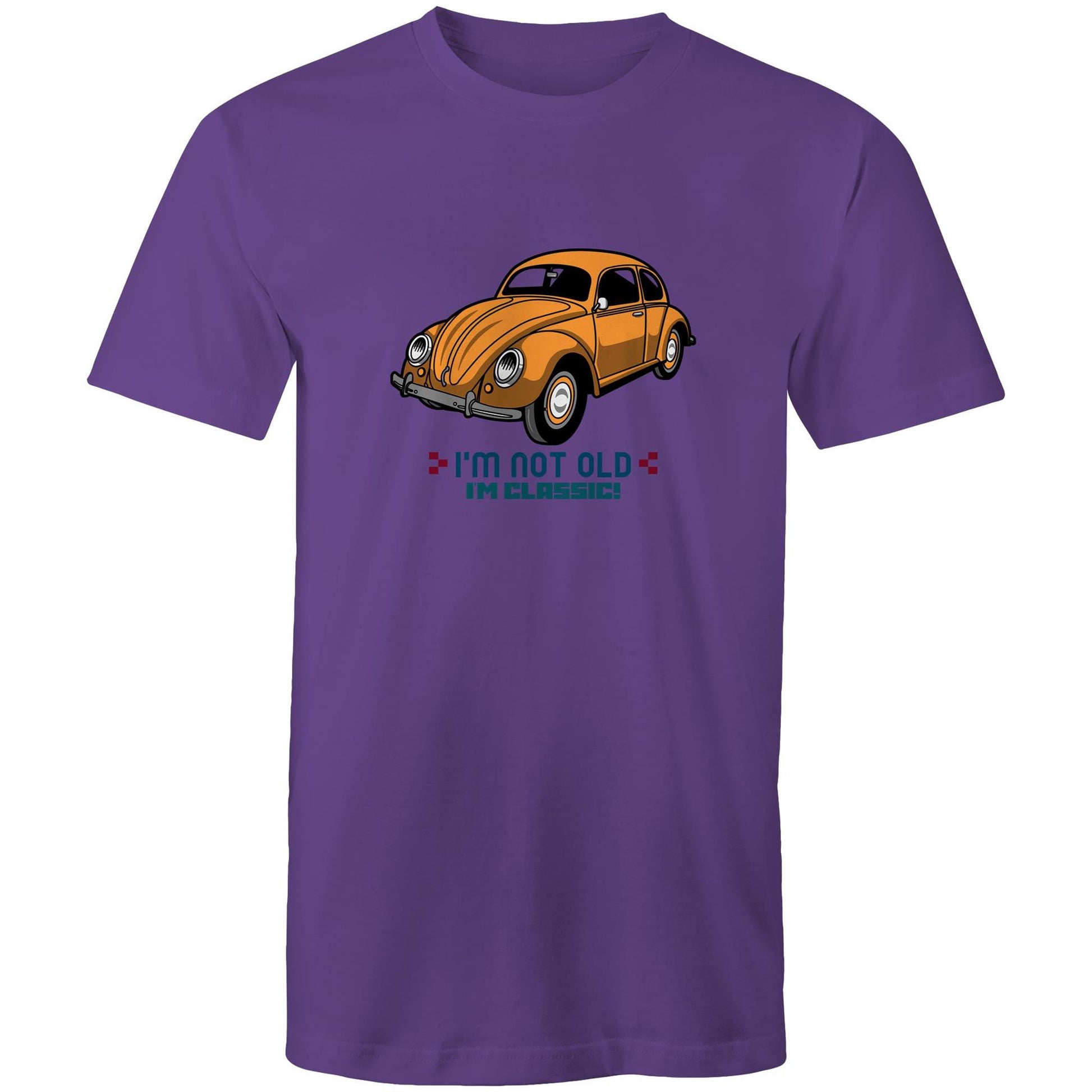 I'm Not Old, I'm Classic - Mens T-Shirt Purple Mens T-shirt Funny Retro