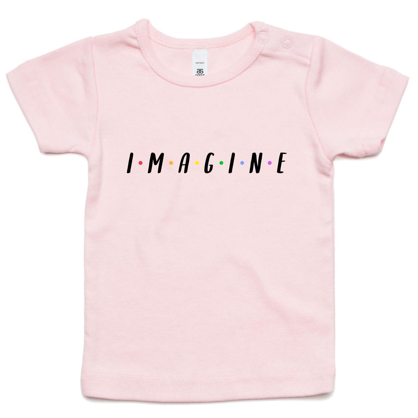 Imagine - Baby T-shirt Pink Baby T-shirt kids