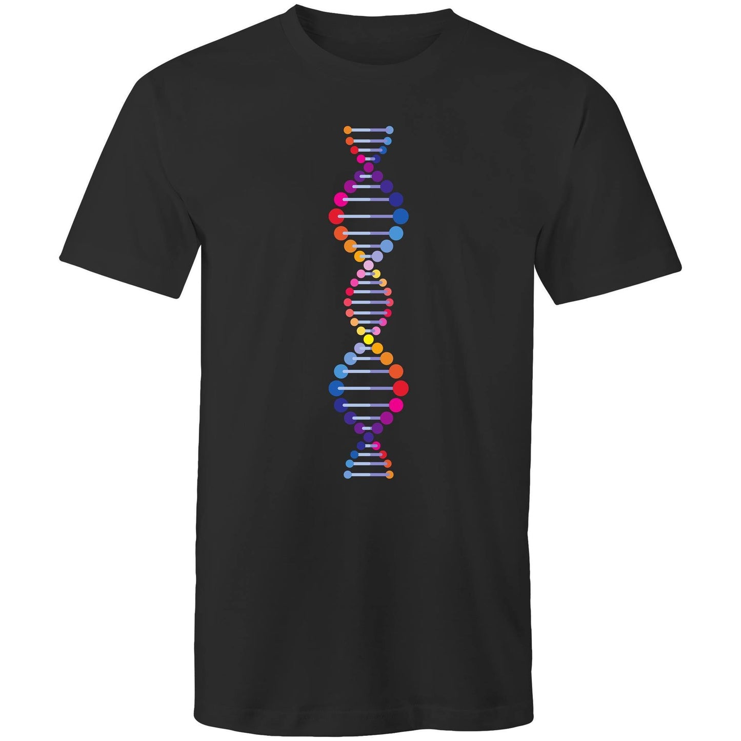 DNA - Mens T-Shirt Black Mens T-shirt Mens Science