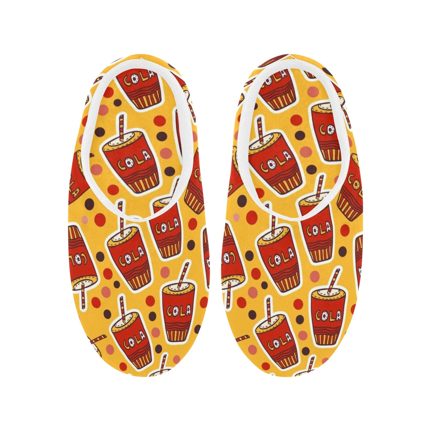 Cola - Women's Non-Slip Cotton Slippers Women's Non-Slip Cotton Slippers Food Printed Offshore