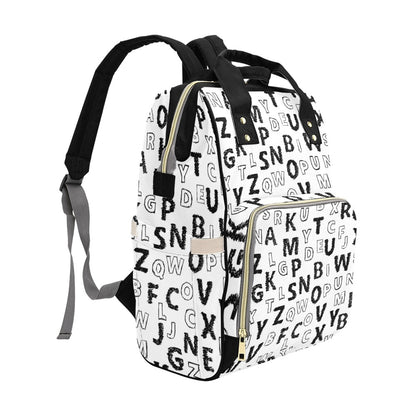 Alphabet - Multifunction Backpack Multifunction Backpack Printed Offshore