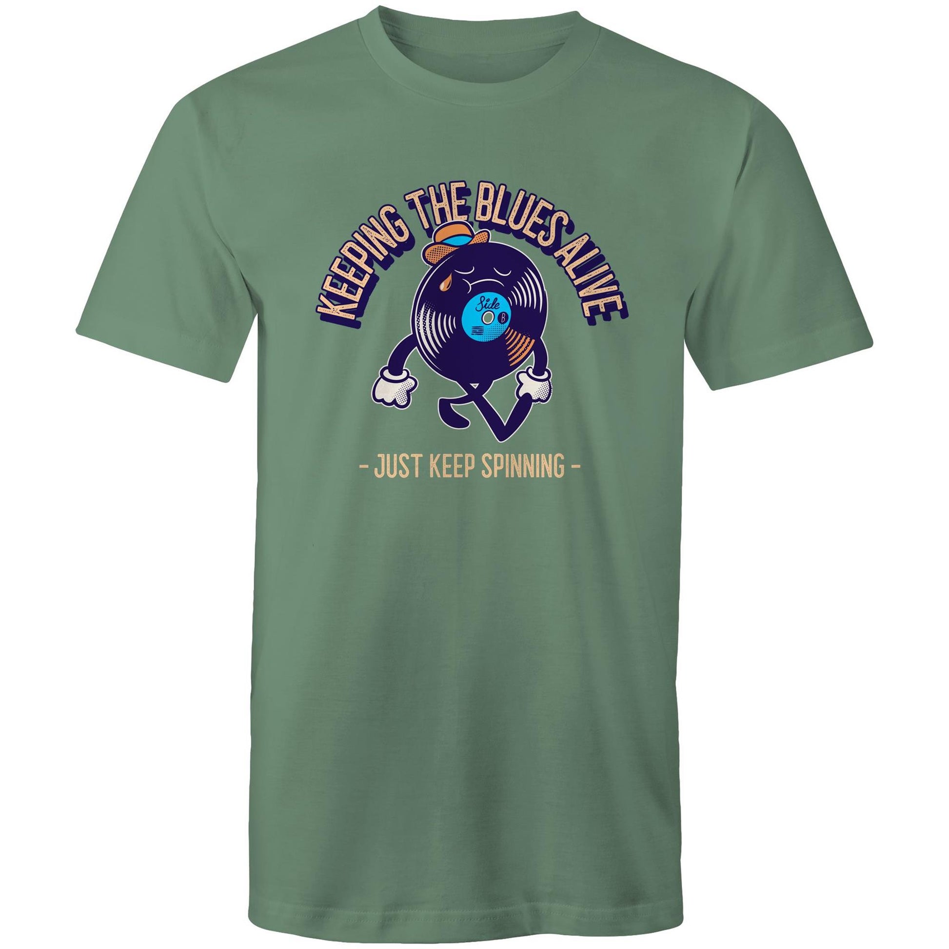 Keeping The Blues Alive - Mens T-Shirt Sage Mens T-shirt Music