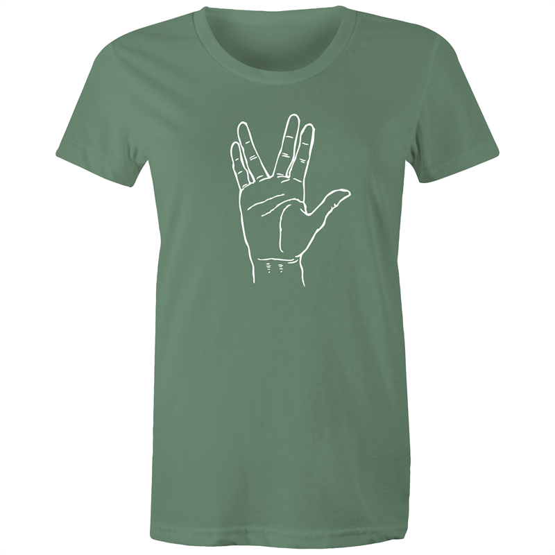 Greetings - Women's T-shirt Sage Womens T-shirt Sci Fi Womens