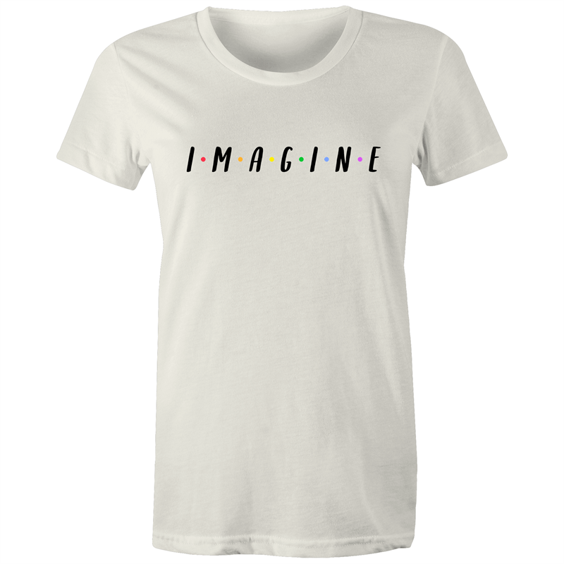 Imagine - Women's T-shirt Natural Womens T-shirt Womens