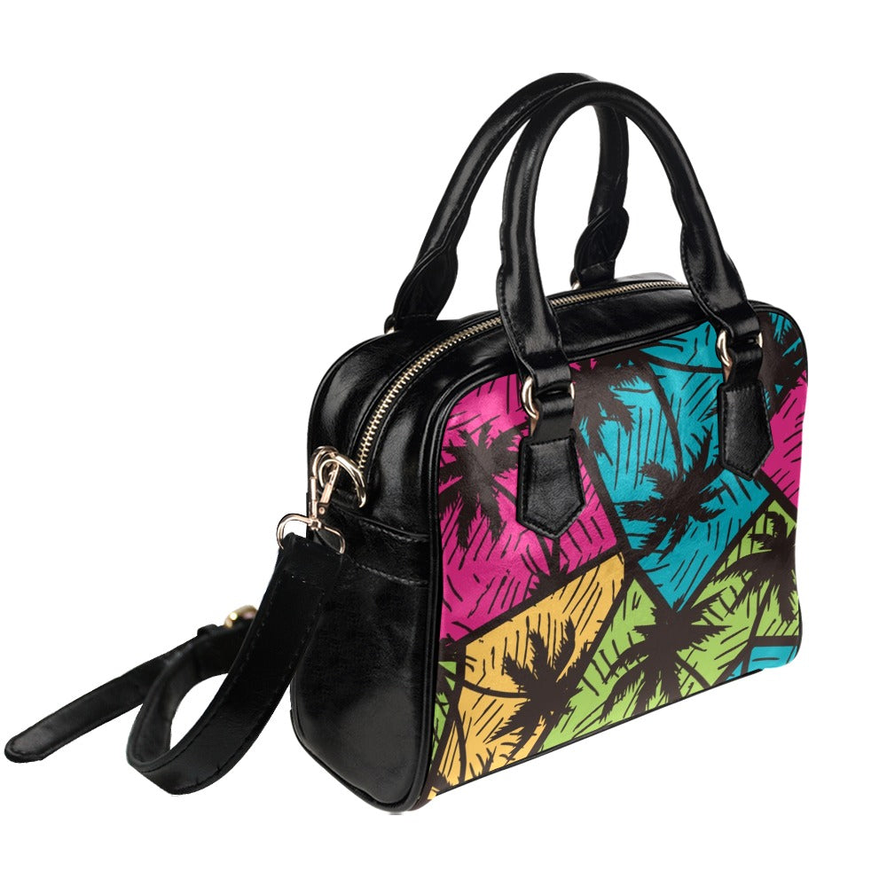 Palm Trees - Shoulder Handbag Shoulder Handbag Plants