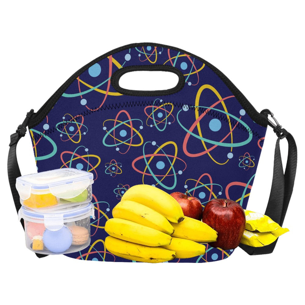 Atoms - Neoprene Lunch Bag/Large Neoprene Lunch Bag/Large Printed Offshore Science