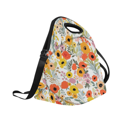 Fun Floral - Neoprene Lunch Bag/Large Neoprene Lunch Bag/Large Plants Printed Offshore