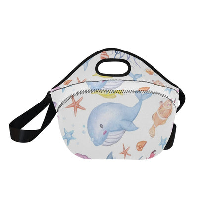 Under The Sea - Neoprene Lunch Bag/Large Neoprene Lunch Bag/Large animal Printed Offshore