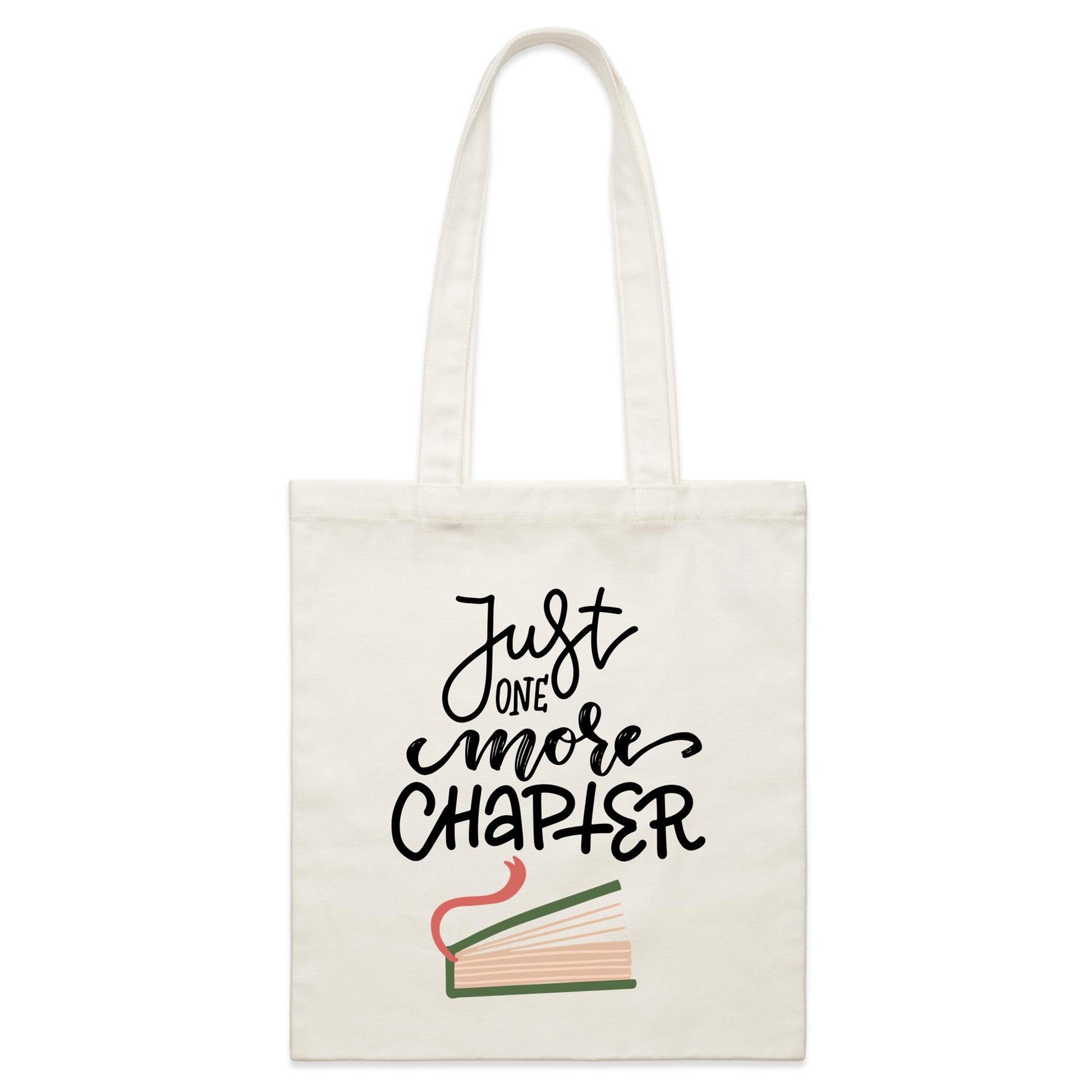 Just One More Chapter - Parcel Canvas Tote Bag Default Title Parcel Tote Bag