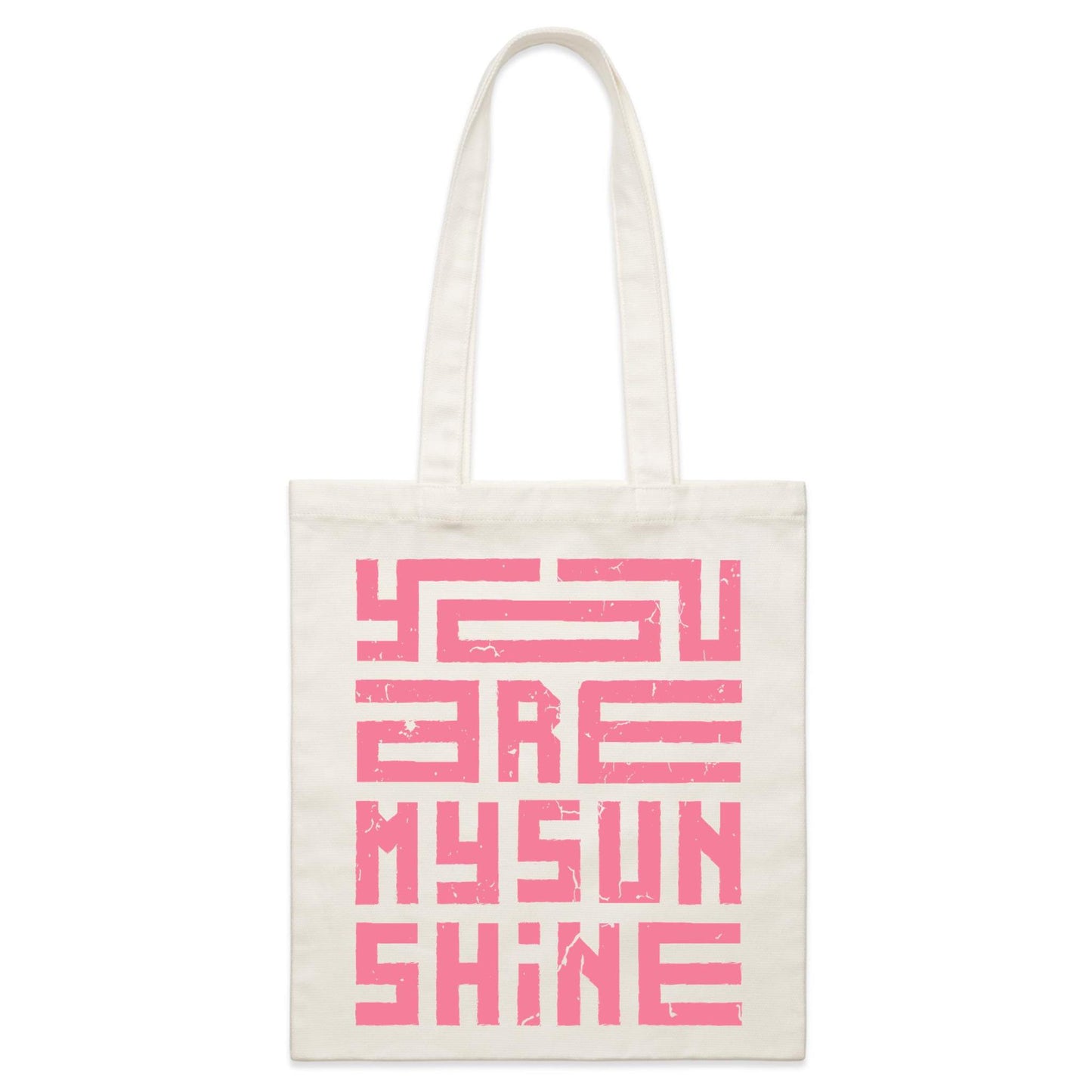 You Are My Sunshine, Pink - Parcel Canvas Tote Bag Default Title Parcel Tote Bag