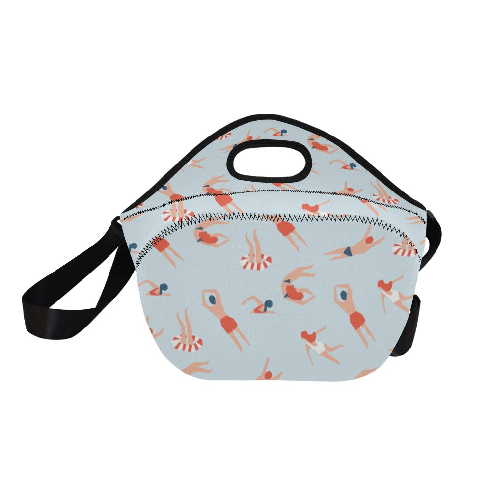 Summer Swim - Neoprene Lunch Bag/Large Neoprene Lunch Bag/Large Summer