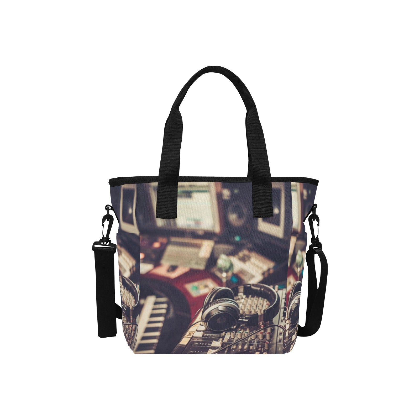 Sound Desk - Tote Bag with Shoulder Strap Nylon Tote Bag