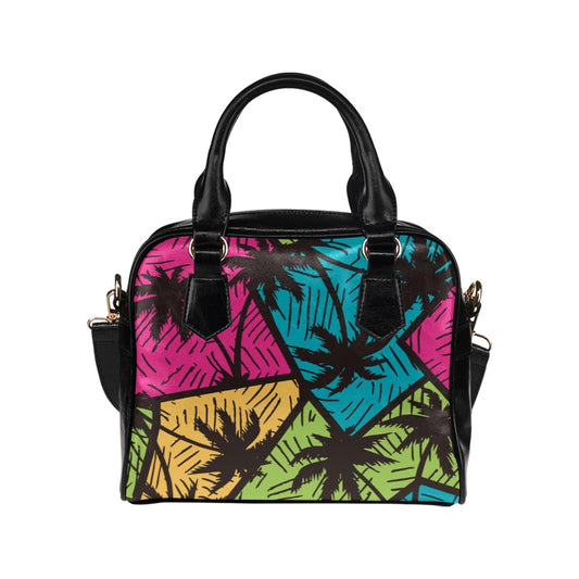 Palm Trees - Shoulder Handbag Shoulder Handbag Plants Printed Offshore