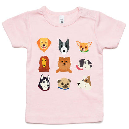 Dogs - Baby T-shirt Pink Baby T-shirt animal
