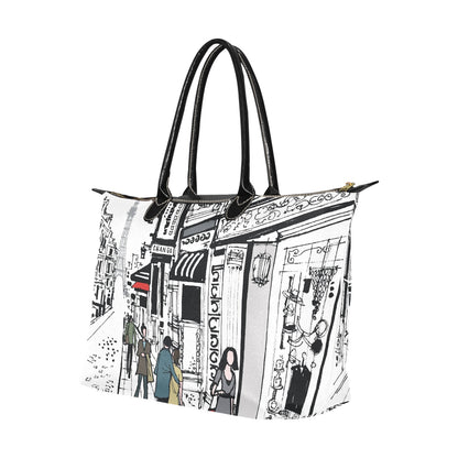 Paris Street - Single-Shoulder Handbag Single Shoulder Handbag Printed Offshore