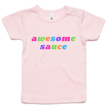 Awesome Sauce - Baby T-shirt Pink Baby T-shirt kids