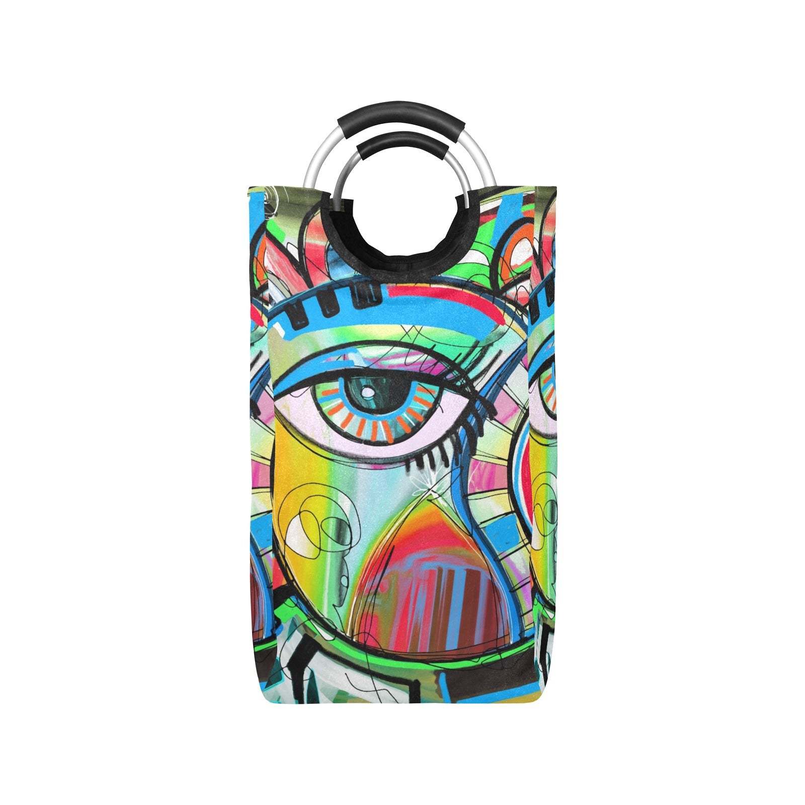 Graffiti Bird - Square Laundry Bag Square Laundry Bag Printed Offshore