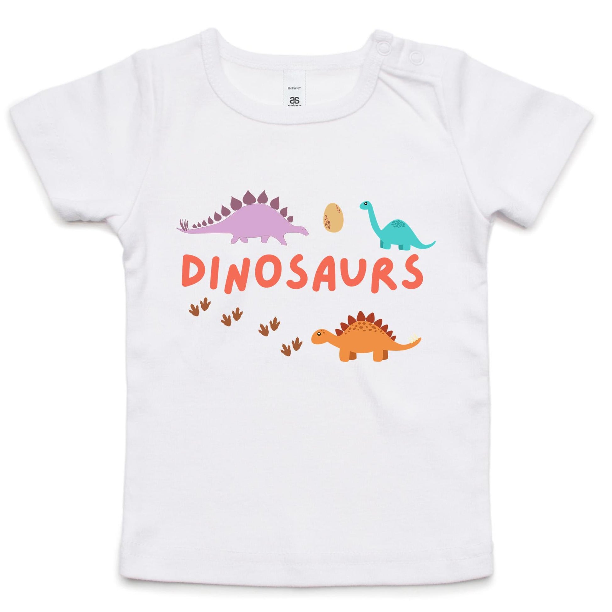 Dinosaurs - Baby T-shirt White Baby T-shirt animal