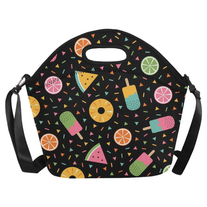 Summer Food - Neoprene Lunch Bag/Large Neoprene Lunch Bag/Large Food Printed Offshore