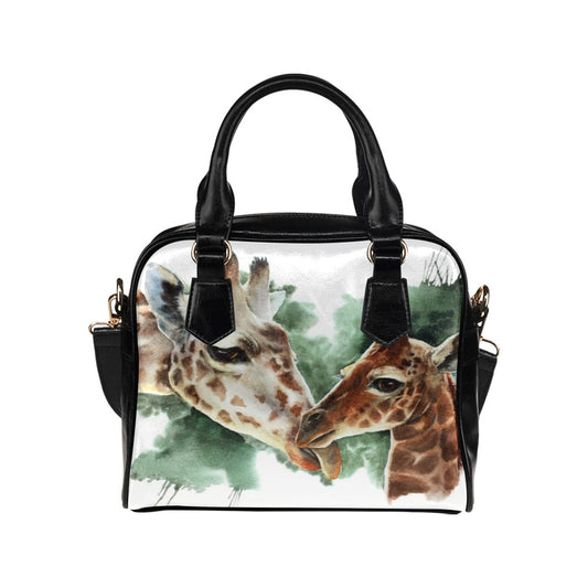 Giraffes - Shoulder Handbag Shoulder Handbag animal