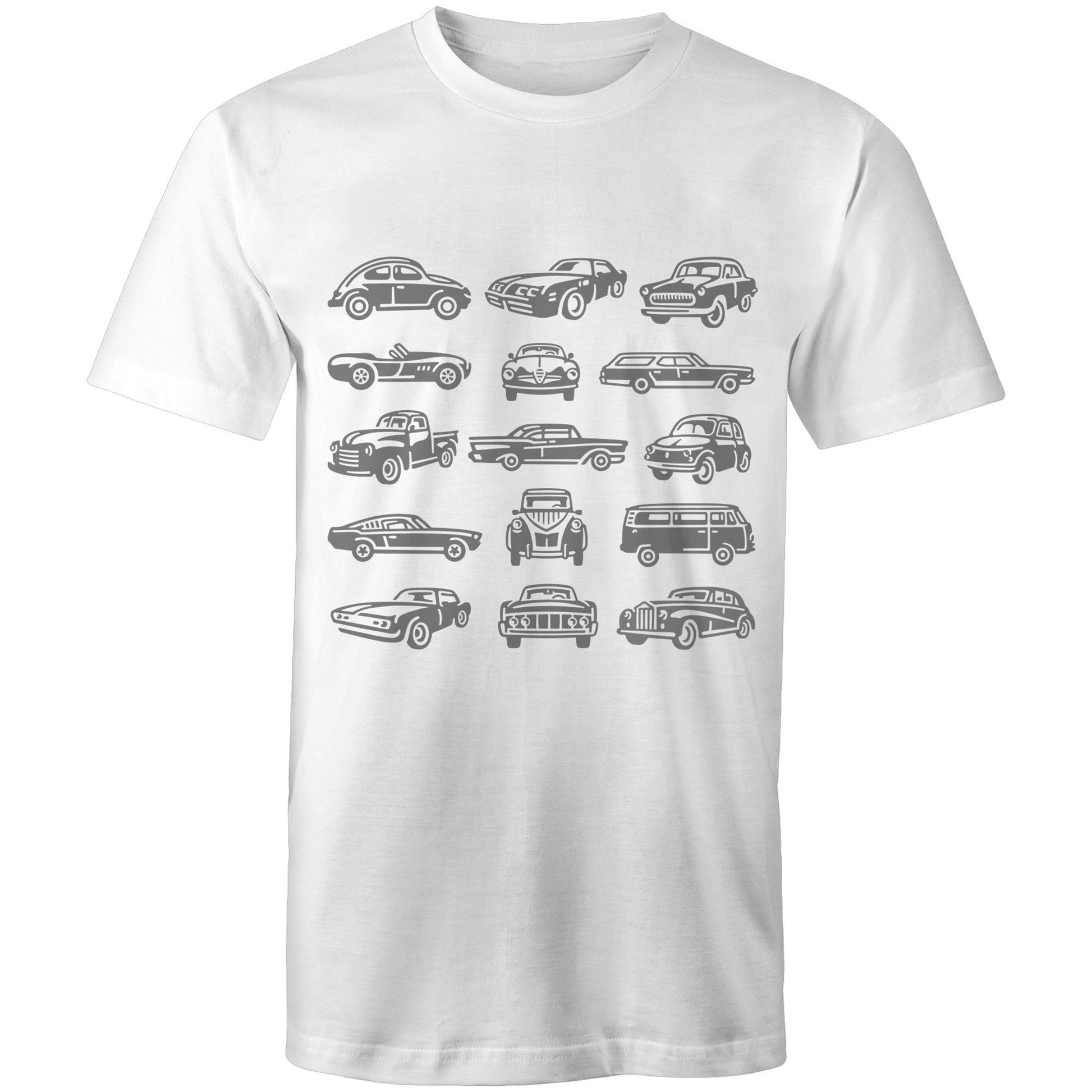 Vintage Cars - Mens T-Shirt White