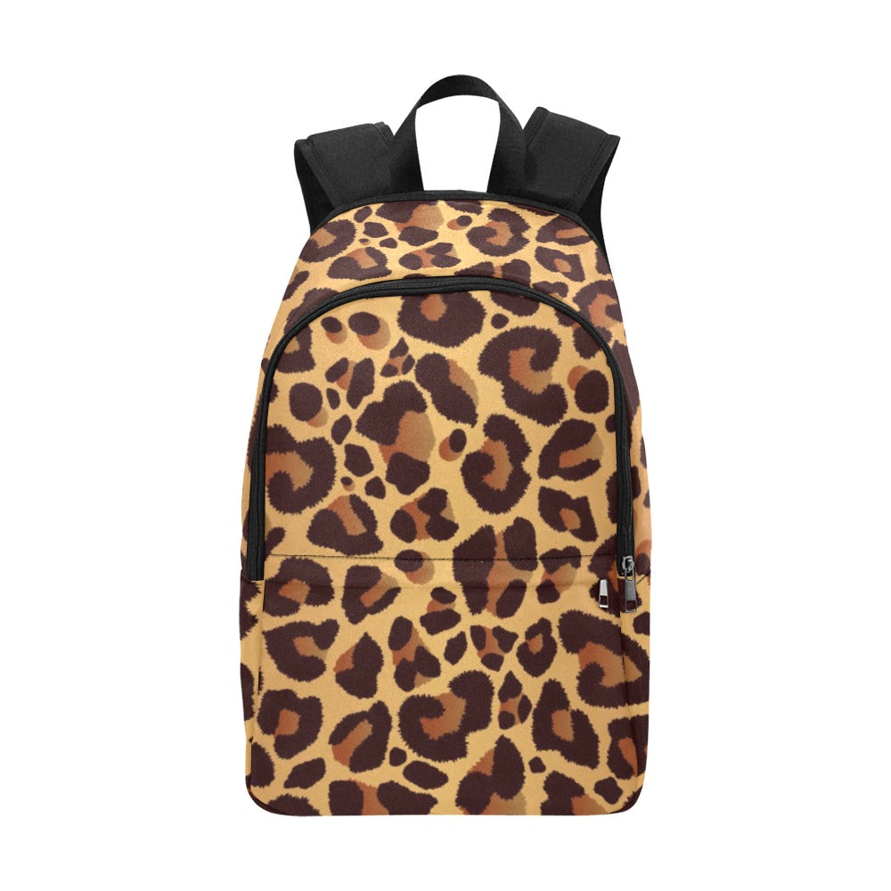 Leopard Print - Fabric Backpack for Adult Adult Casual Backpack