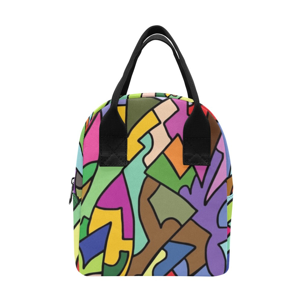 Bright Abstract - Lunch Bag Lunch Bag Printed Offshore