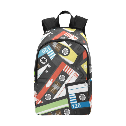 Cassette Tapes - Fabric Backpack for Adult Adult Casual Backpack Printed Offshore