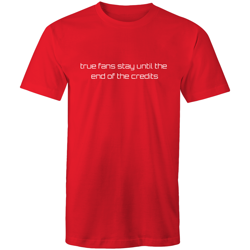 True Fans - Mens T-Shirt Red Mens T-shirt Funny Mens