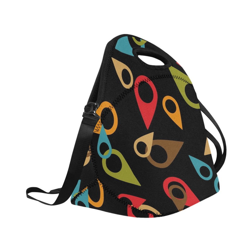 Where Am I - Neoprene Lunch Bag/Large Neoprene Lunch Bag/Large Printed Offshore