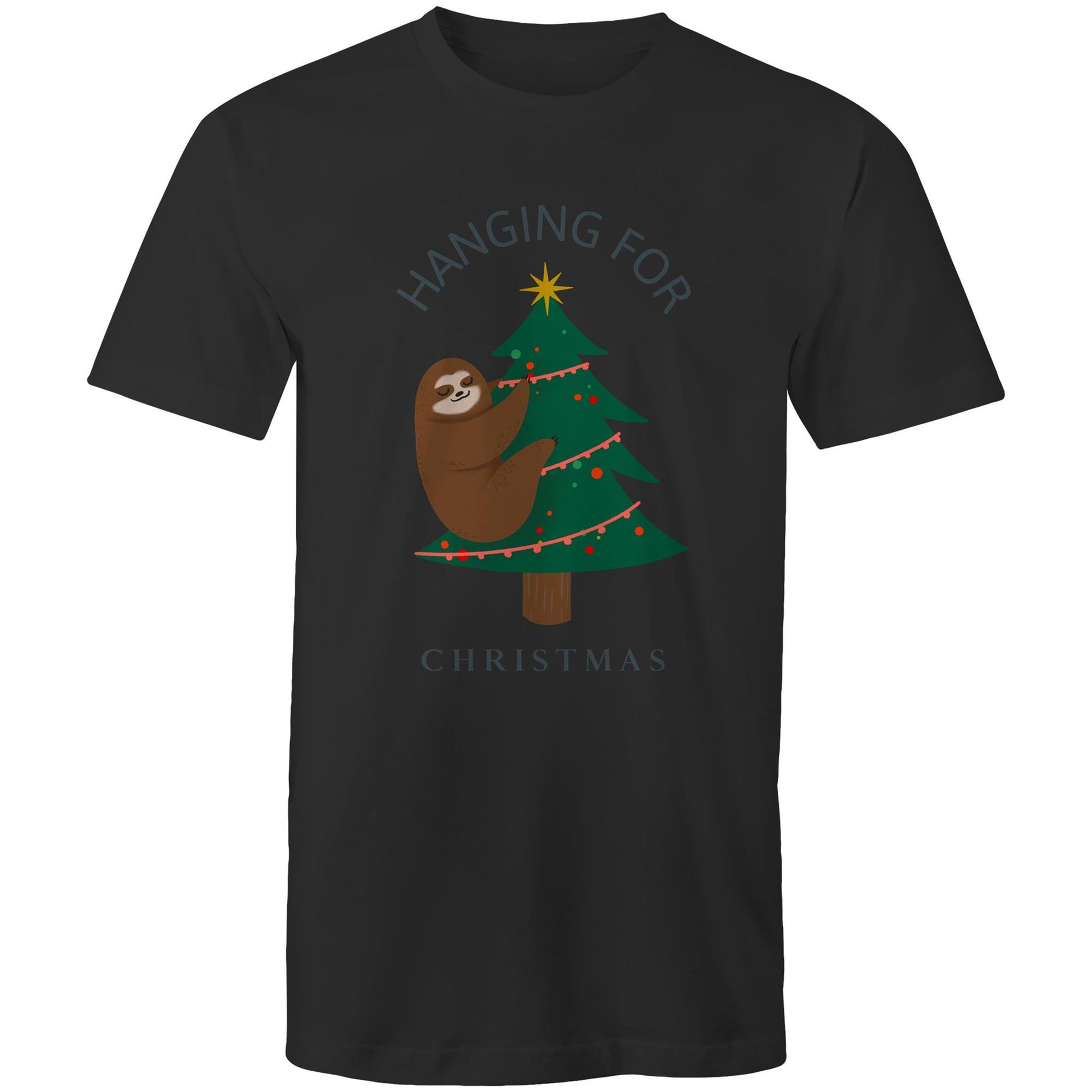 Hanging For Christmas - Mens T-Shirt Black Christmas Mens T-shirt Merry Christmas