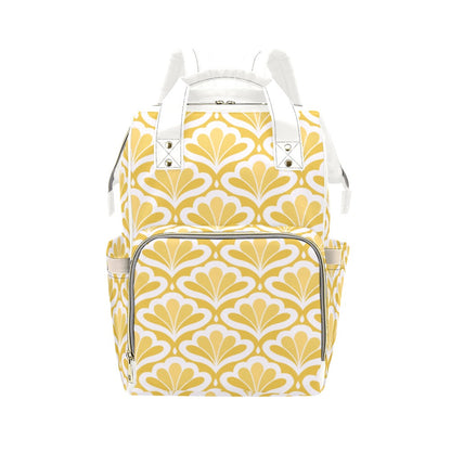 Yellow Pattern - Multifunction Backpack Multifunction Backpack Printed Offshore