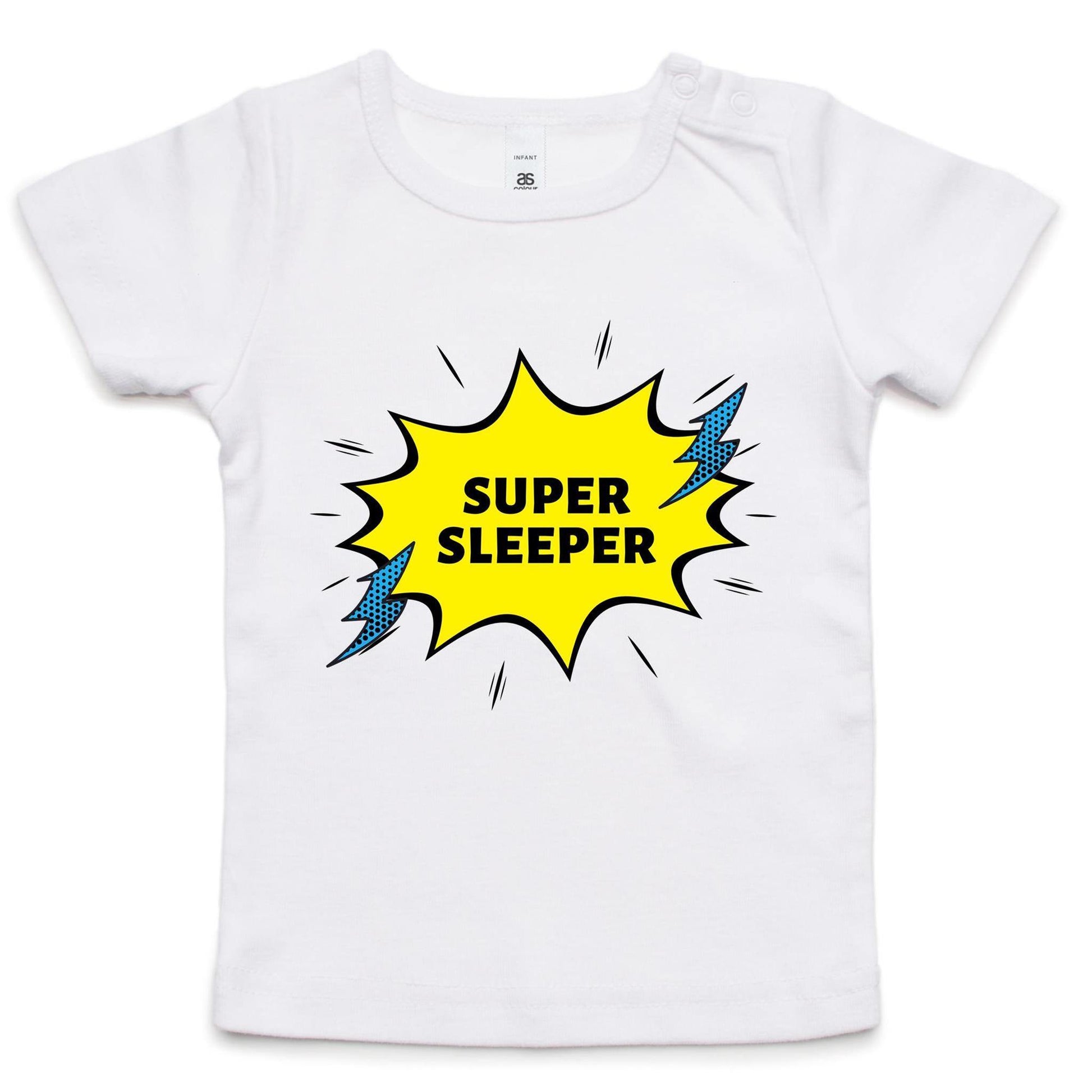 Super Sleeper - Baby T-shirt White Baby T-shirt kids