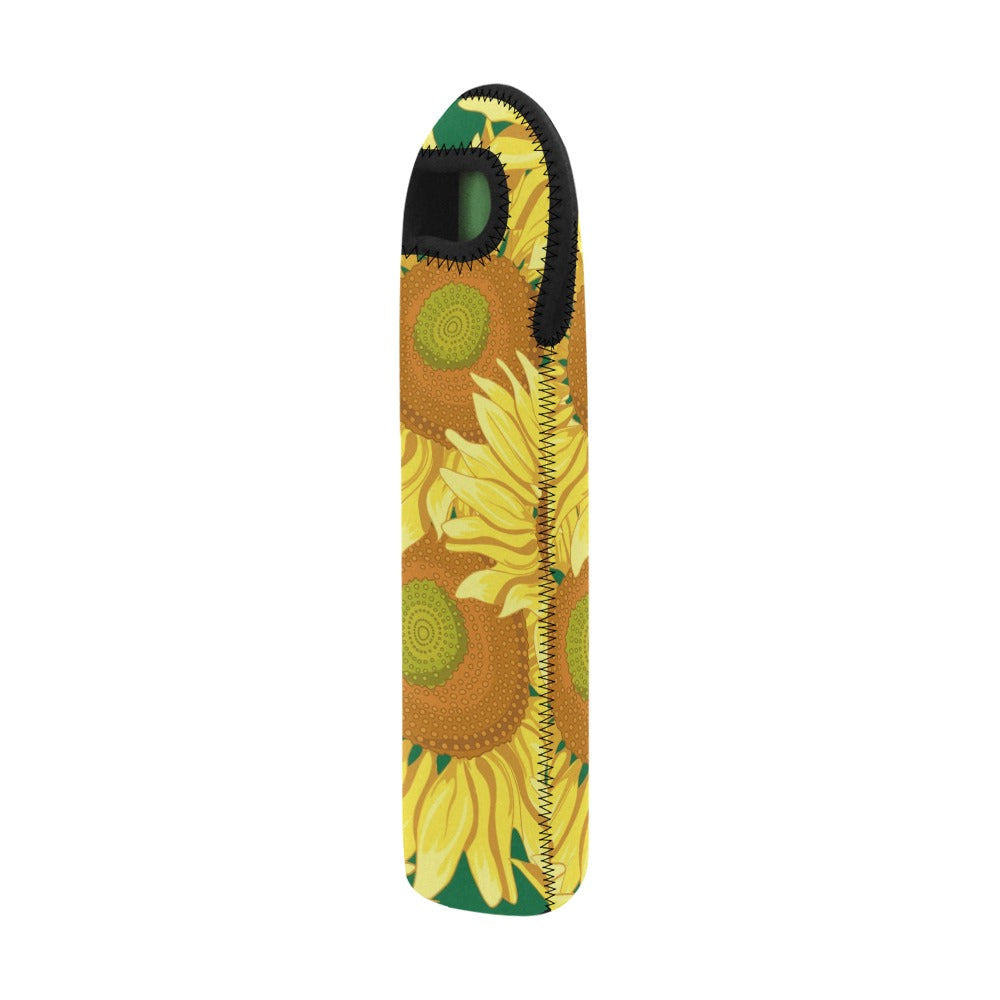 Sunflowers - Neoprene Wine Bag Wine Bag Printed Offshore