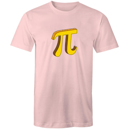 Pi - Mens T-Shirt Pink Mens T-shirt Maths Science