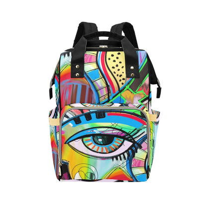 Graffiti Bird - Multi-Function Backpack Multifunction Backpack