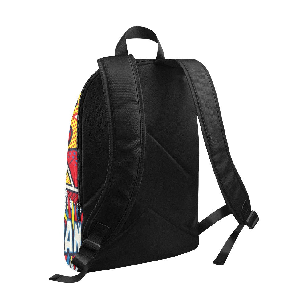 Comic Book - Fabric Backpack for Adult Adult Casual Backpack