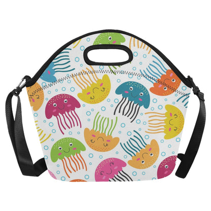 Jellyfish - Neoprene Lunch Bag/Large Neoprene Lunch Bag/Large animal Printed Offshore