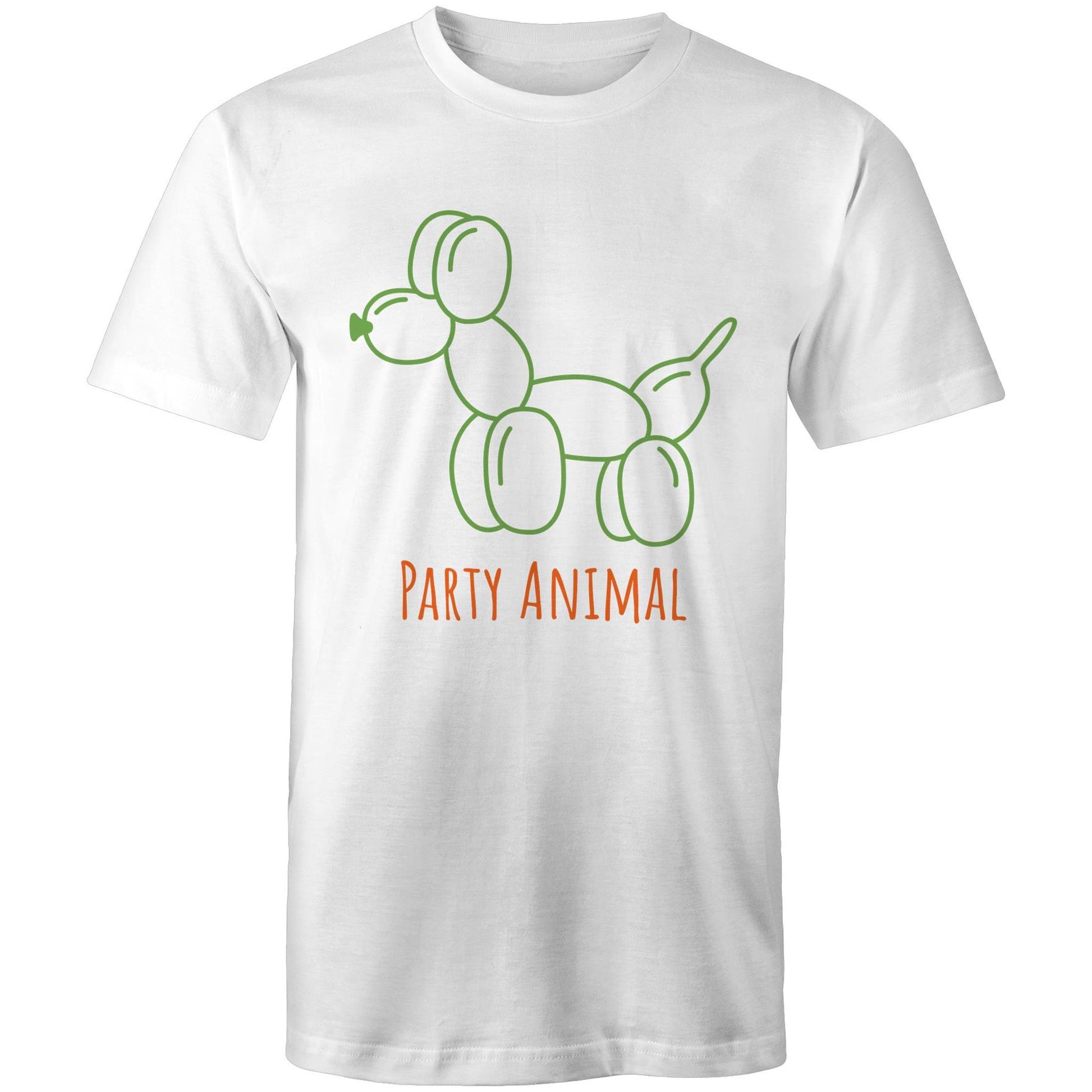 Party Animal - Mens T-Shirt White Mens T-shirt animal Funny Mens
