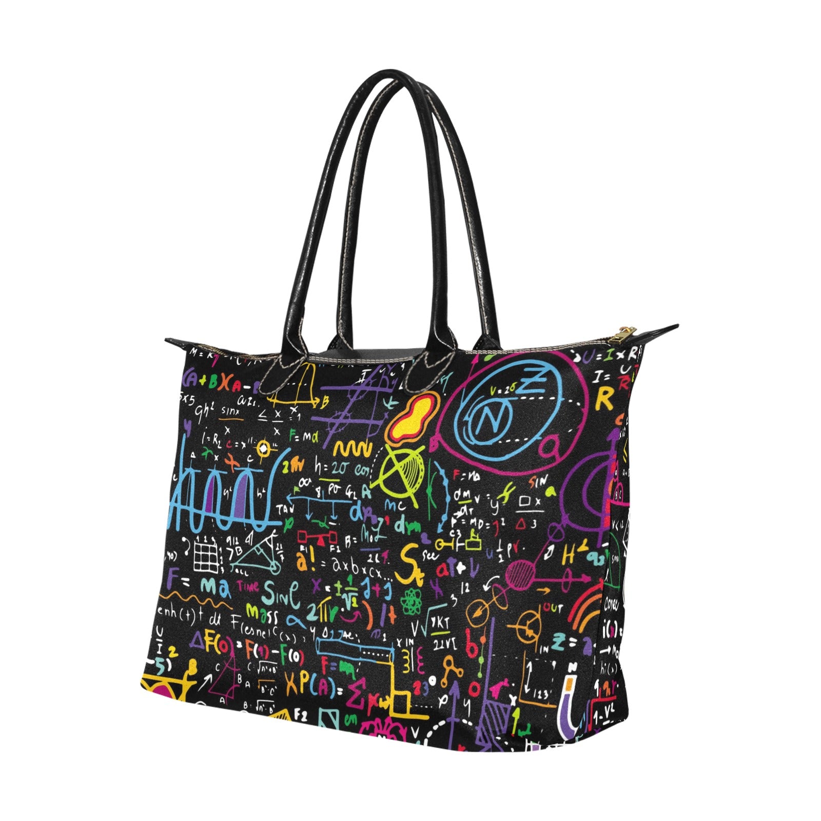 Math Scribbles - Single-Shoulder Handbag Single Shoulder Handbag Printed Offshore