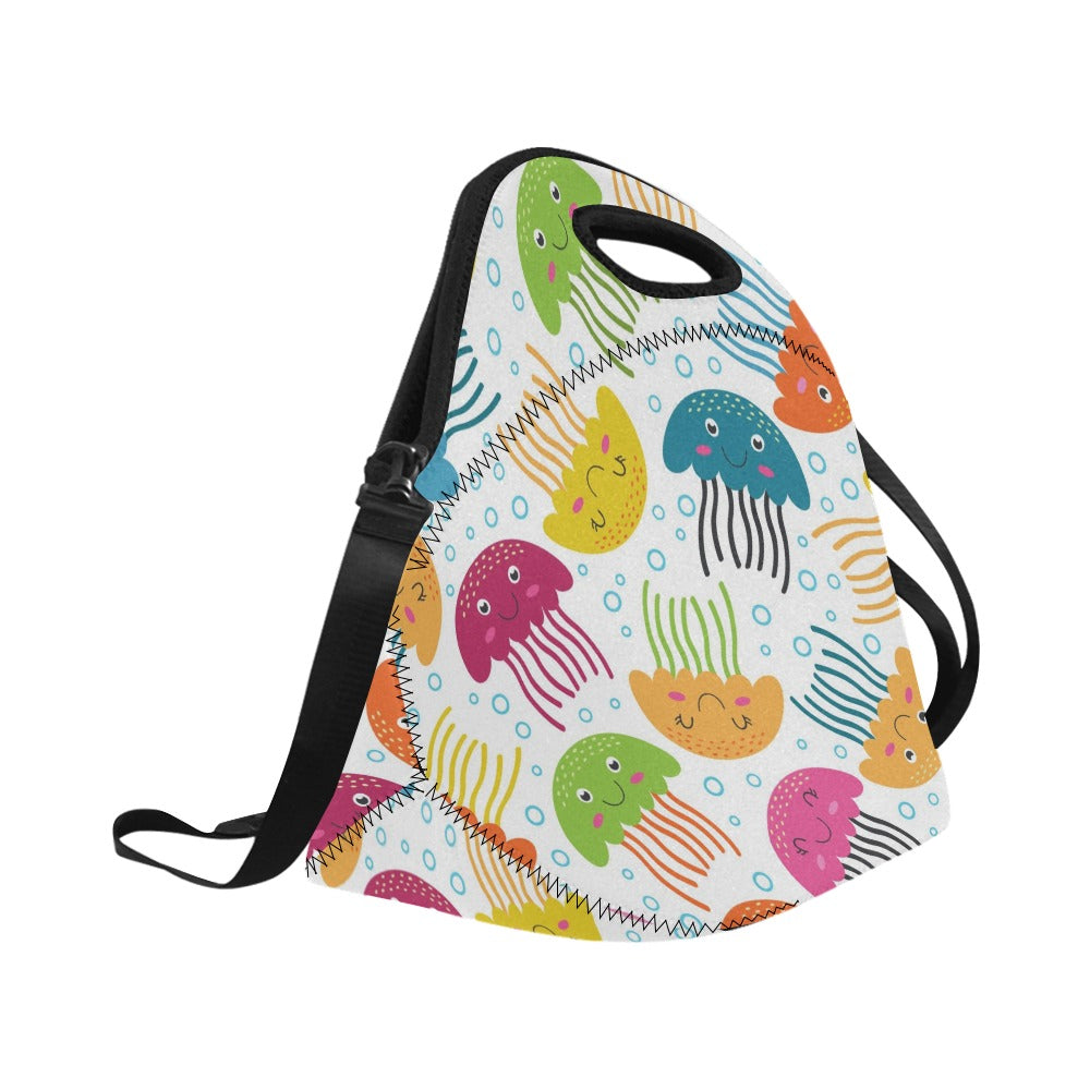 Jellyfish - Neoprene Lunch Bag/Large Neoprene Lunch Bag/Large animal Printed Offshore