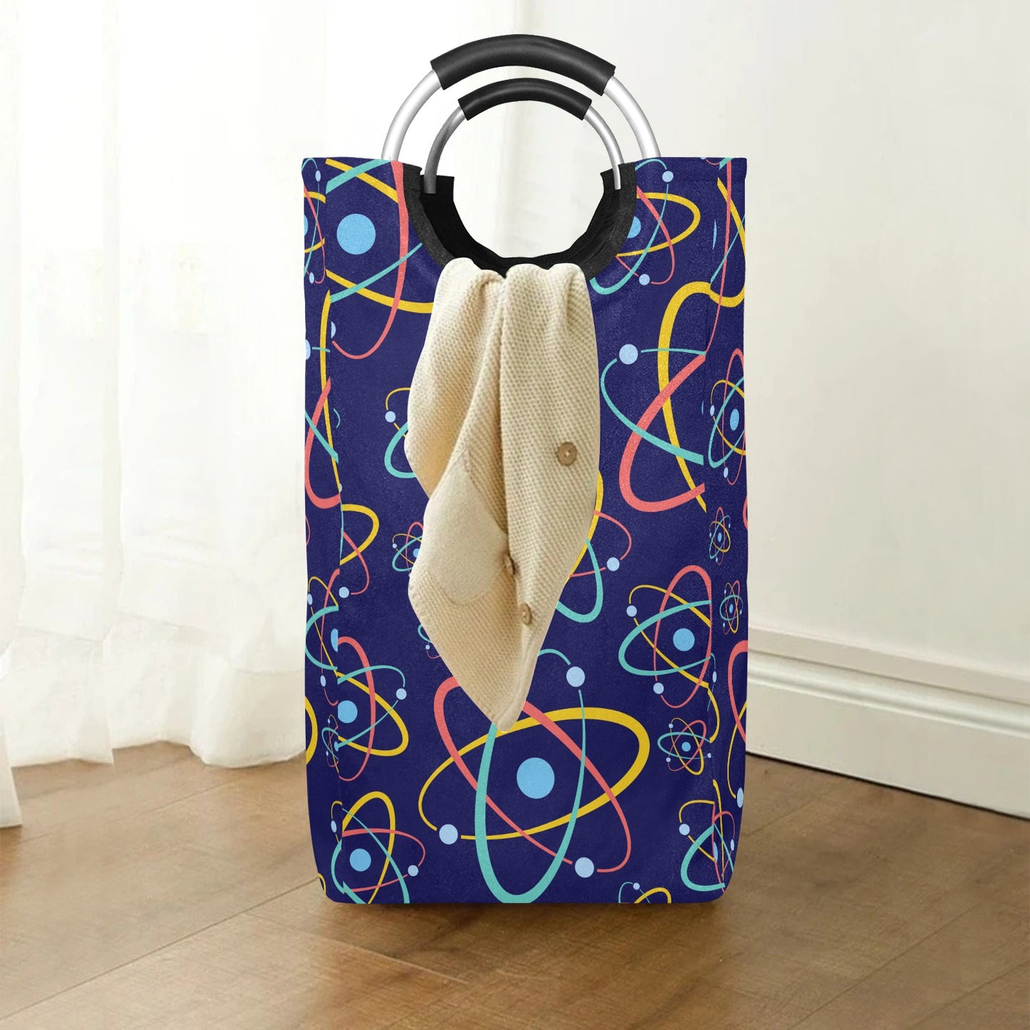 Atoms - Square Laundry Bag Square Laundry Bag Printed Offshore