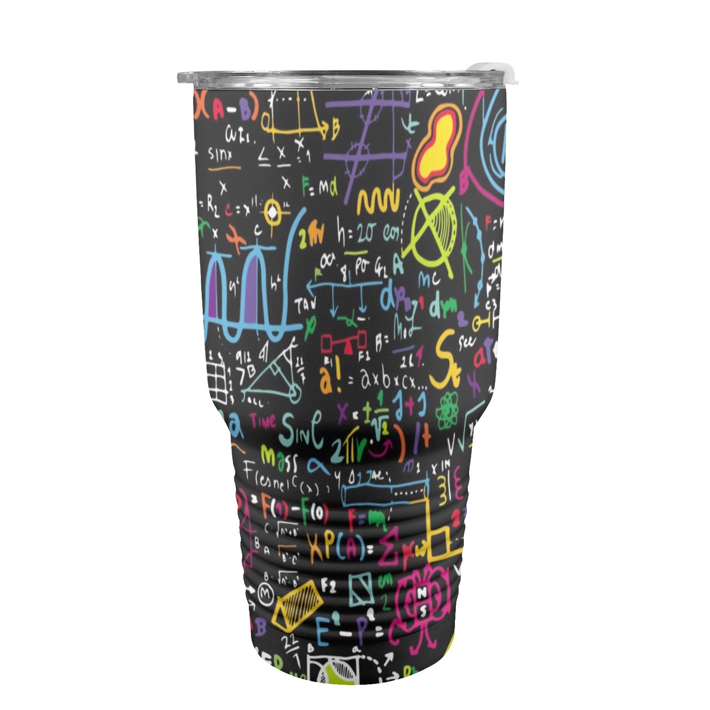 Math Scribbles - 30oz Insulated Stainless Steel Mobile Tumbler 30oz Insulated Stainless Steel Mobile Tumbler Maths Science