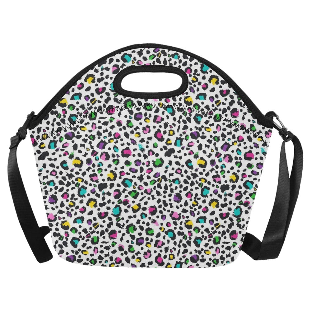 Animal Print In Colour - Neoprene Lunch Bag/Large Neoprene Lunch Bag/Large animal Printed Offshore