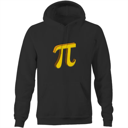 Pi - Pocket Hoodie Sweatshirt Black Hoodie Maths Science