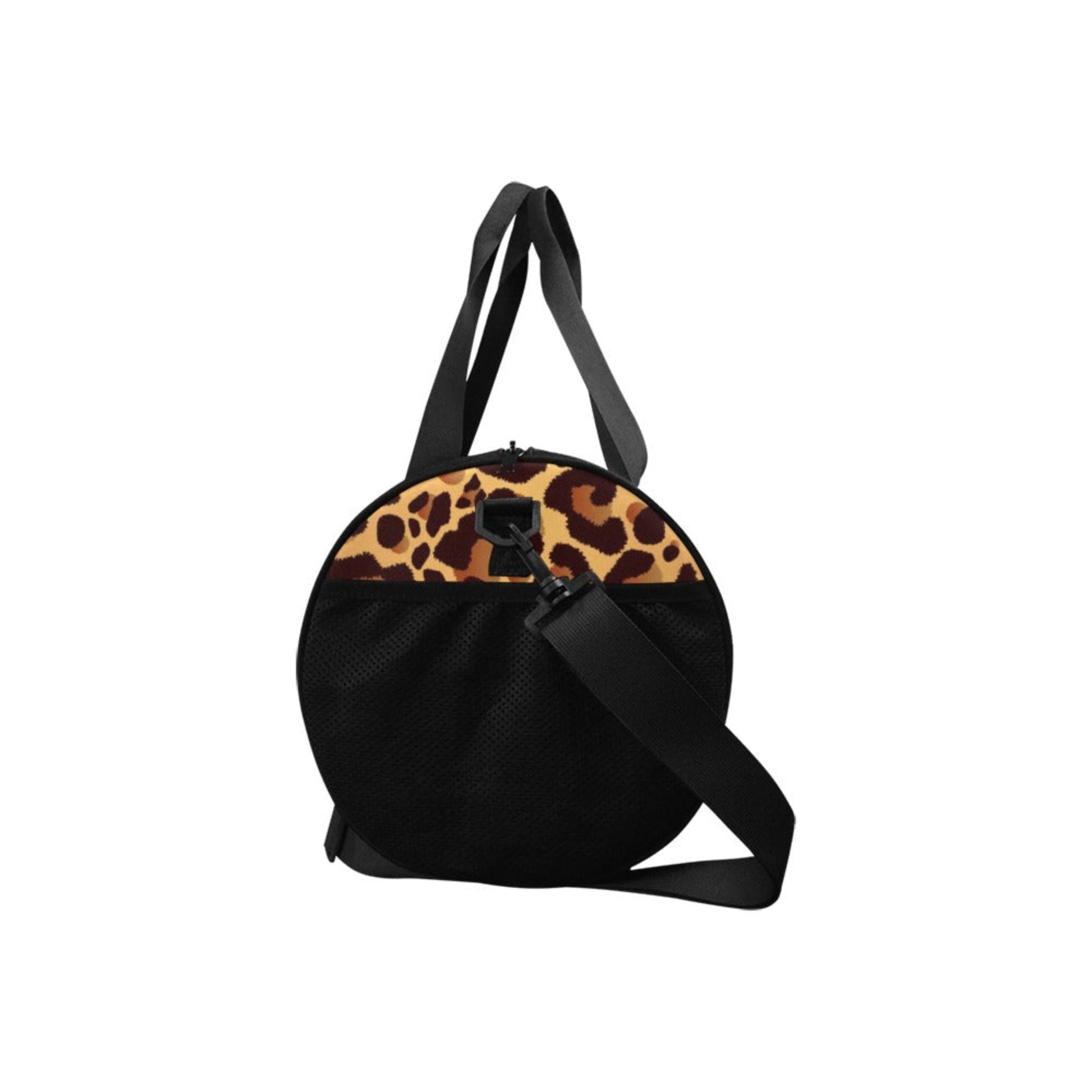 Leopard Print - Round Duffle Bag Round Duffle Bag